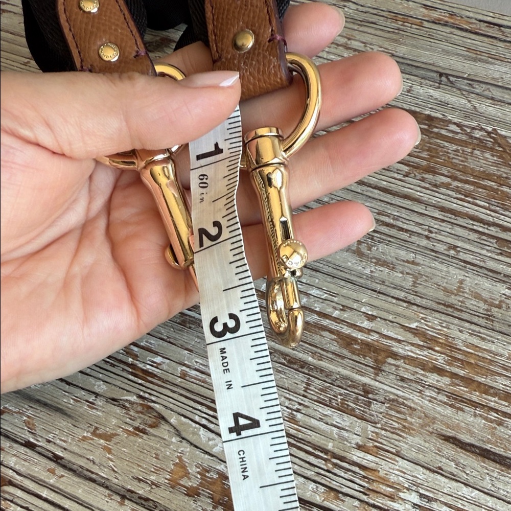 Coach Black and Brown Crossbody Bag Strap - Picture 4 of 5